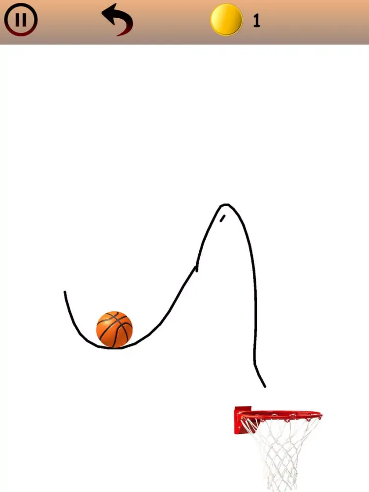 Capturas de tela do Dunk Line-BasketBall-Draw Line iPad 