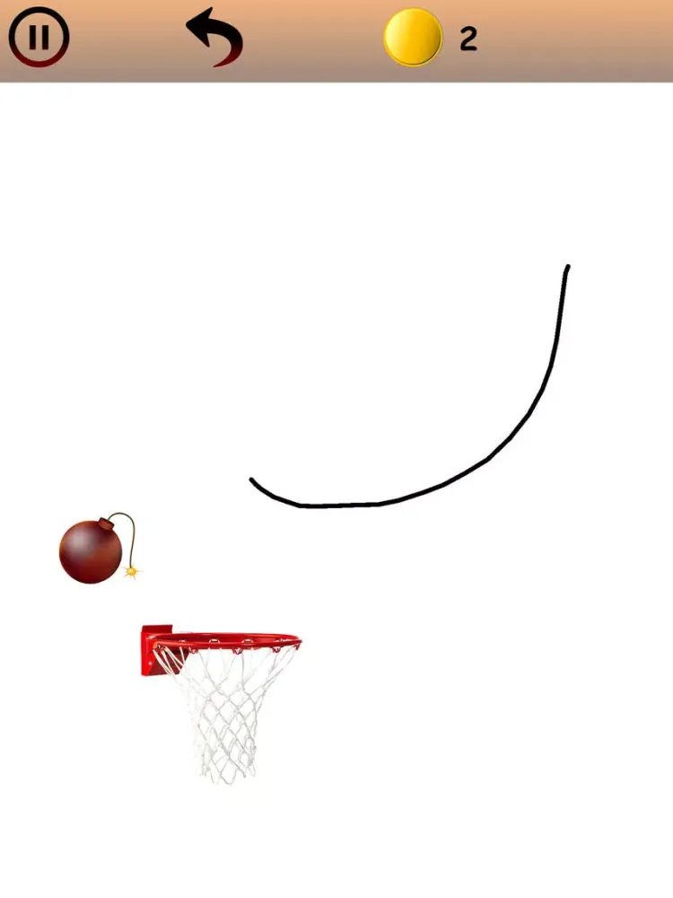 Capturas de tela do Dunk Line-BasketBall-Draw Line iPad 