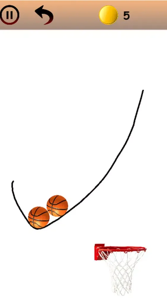 Capturas de tela do Dunk Line-BasketBall-Draw Line