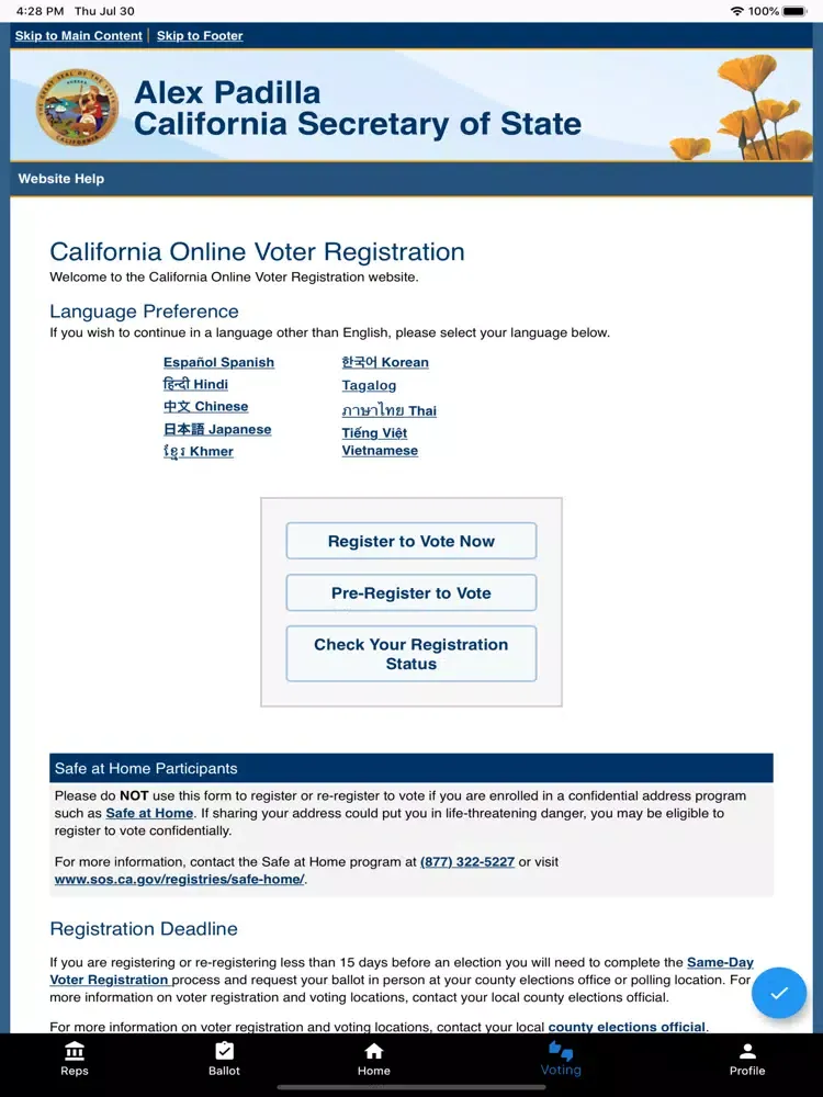 Скриншоты Let's Vote: Voting Made Easy iPad 