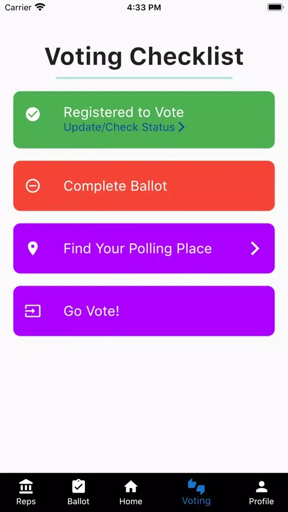 Скриншоты Let's Vote: Voting Made Easy