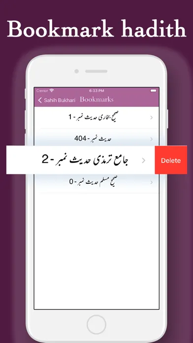 Capturas de pantalla de Hadith Collection English