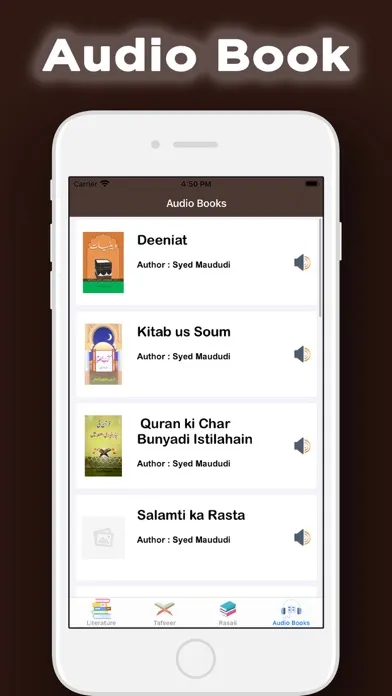 Zrzuty ekranu kitaab one | Maulana Maududi