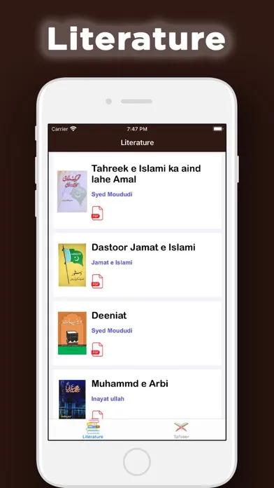 Zrzuty ekranu kitaab one | Maulana Maududi