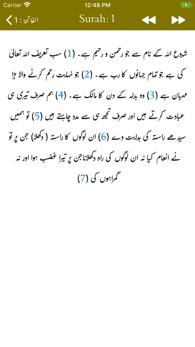 Captures d'écran de Mafhoom al Quran | Tafseer