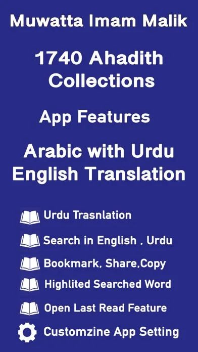 Скриншоты Muwatta Imam Malik -Urdu - Eng