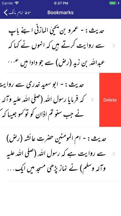 Скриншоты Muwatta Imam Malik -Urdu - Eng