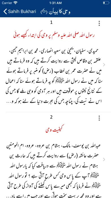 Sahih Bukhari Shareef Urdu স্ক্রিনশট