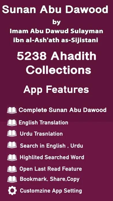 Sunan Abu Dawood |English|Urdu Screenshots