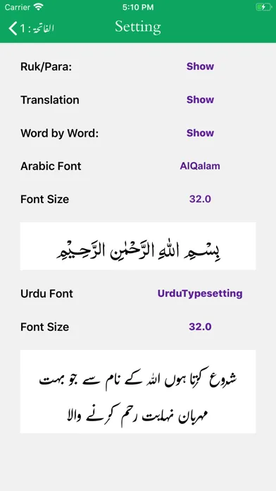 Tasheel ul Bayan Quran Tafseer Ekran Görüntüleri