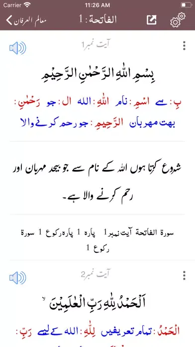 Mualim ul Irfan Tafseer Quran Ekran Görüntüleri