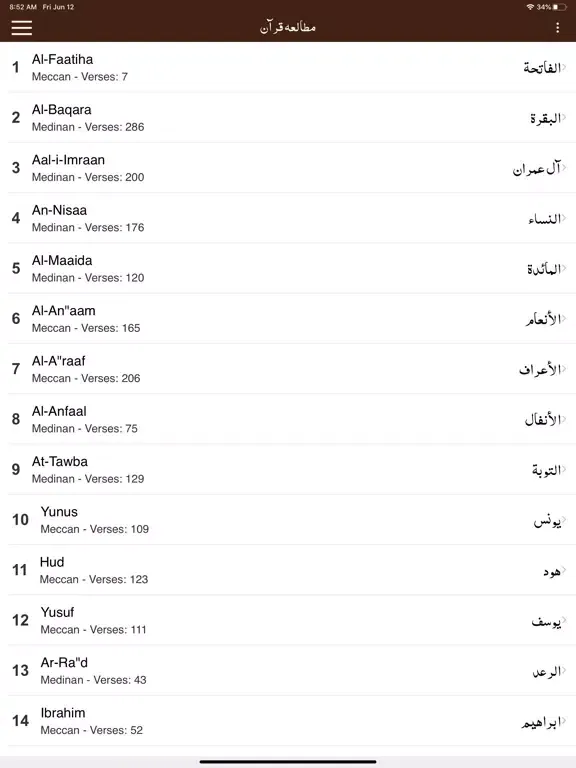 Mutaliya e Quran Tafseer Urdu iPad  سکرین شاٹس