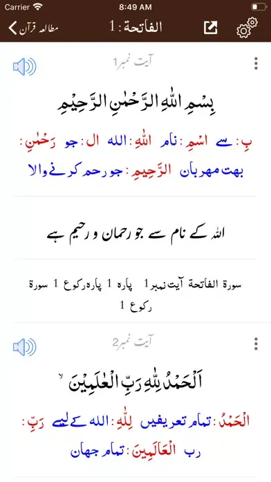 Mutaliya e Quran Tafseer Urdu سکرین شاٹس