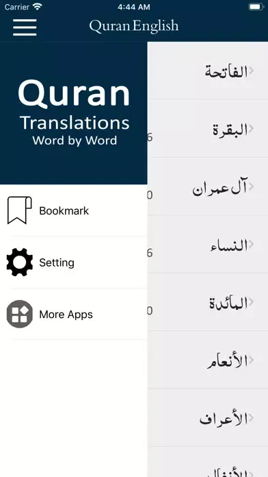Captures d'écran de Quran Multi Translations
