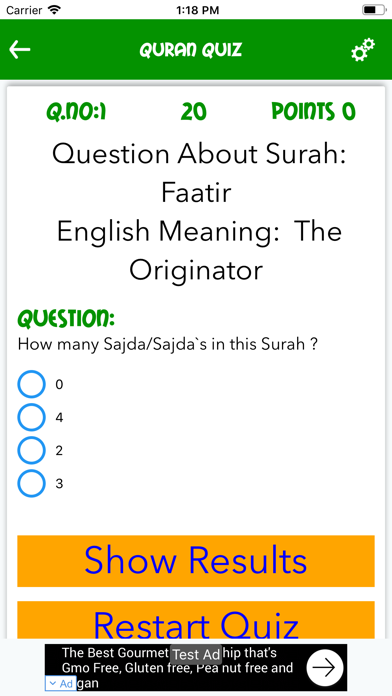 Quran Quiz - MCQ's of Quran سکرین شاٹس