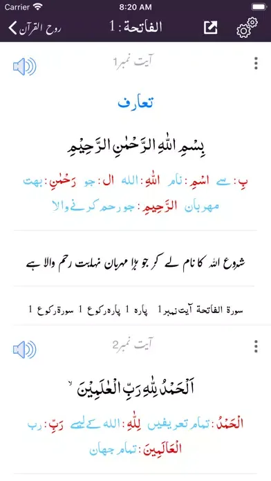 Capturas de pantalla de Ruh ul Quran | Tafseer | Urdu