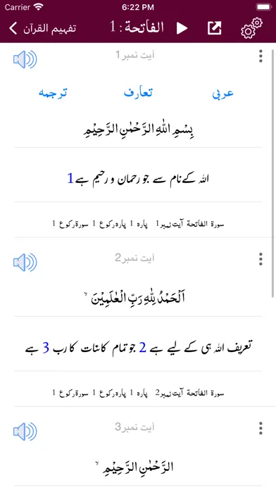 Tafheem ul Quran - Tafseer سکرین شاٹس