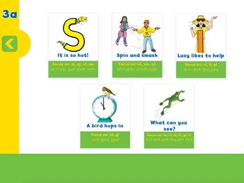 Tangkapan skrin Letterland Phonics Readers Set 3 iPad 