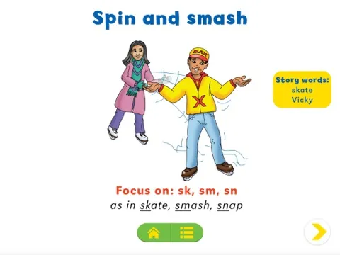 Tangkapan skrin Letterland Phonics Readers Set 3 iPad 