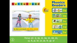 Tangkapan skrin Letterland Phonics Readers Set 3