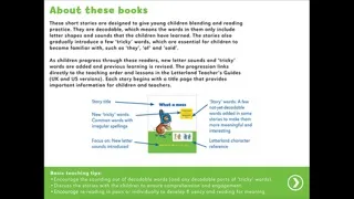 Tangkapan skrin Letterland Phonics Readers Set 3