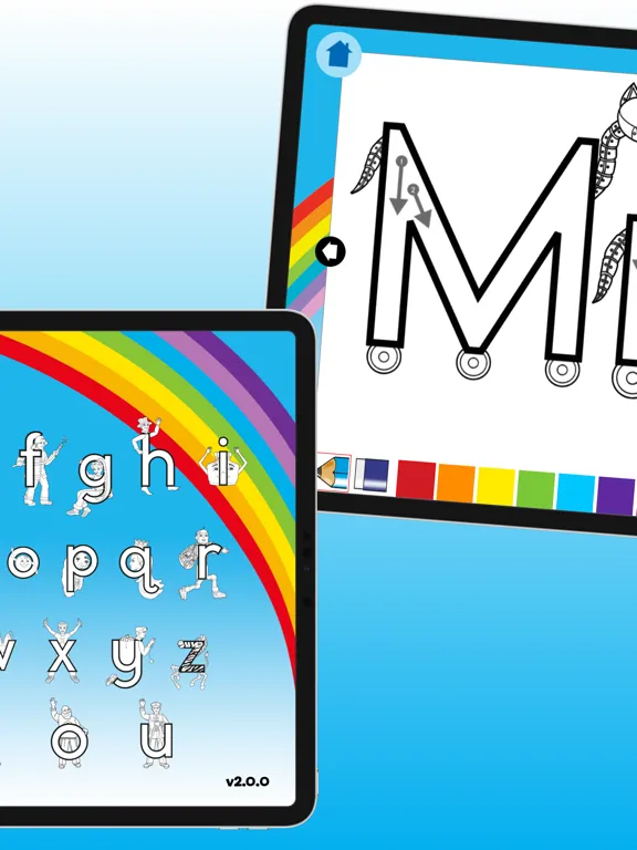 Letterland Rainbow Writing iPad  स्क्रीनशॉट