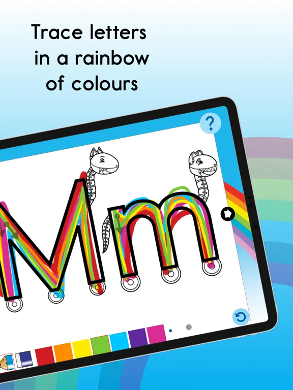 Letterland Rainbow Writing iPad  स्क्रीनशॉट
