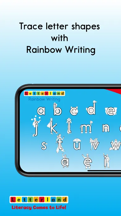 Letterland Rainbow Writing स्क्रीनशॉट