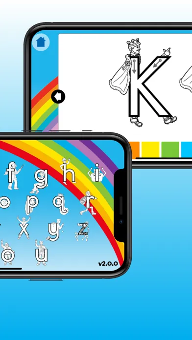 Letterland Rainbow Writing स्क्रीनशॉट