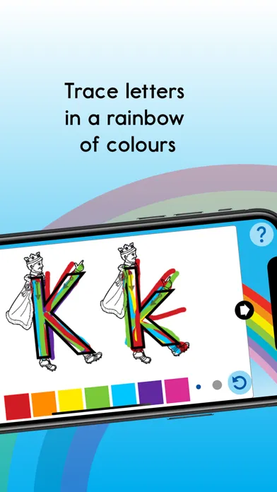 Letterland Rainbow Writing स्क्रीनशॉट