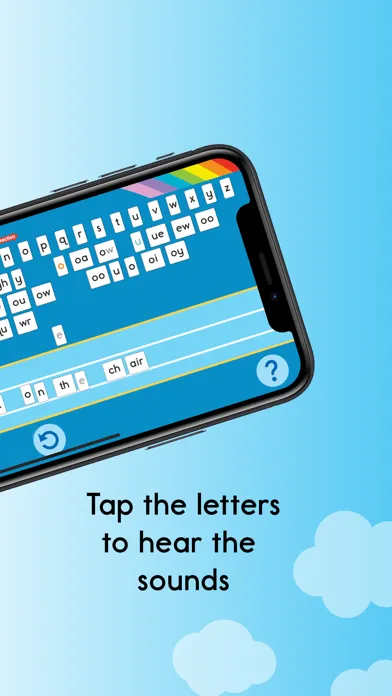 Capturas de tela do Letterland Word Builder