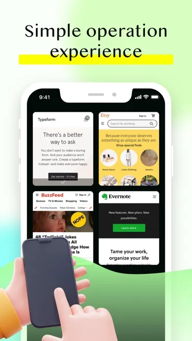 Lettuce Browser - VPN Location स्क्रीनशॉट