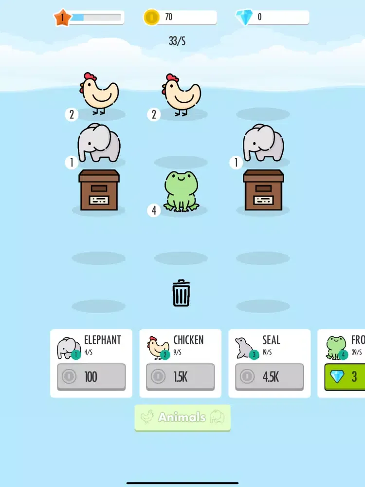 Merge Merge Animals iPad  Screenshots