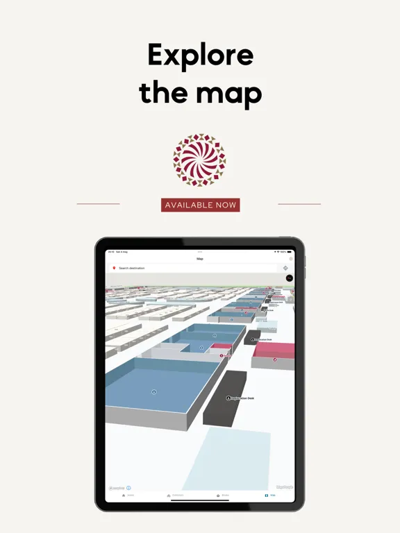 Doha Book Fair Wayfinding iPad 应用截图