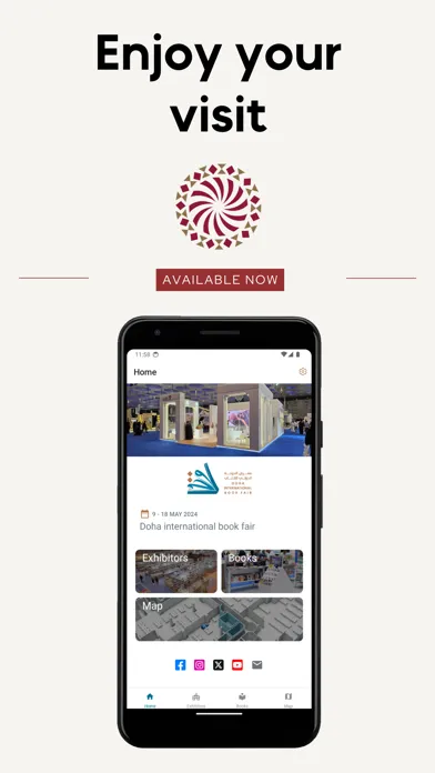 Doha Book Fair Wayfinding应用截图