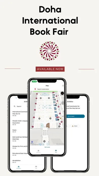 Doha Book Fair Wayfinding应用截图