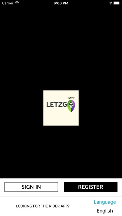 LetzGo Driver スクリーンショット