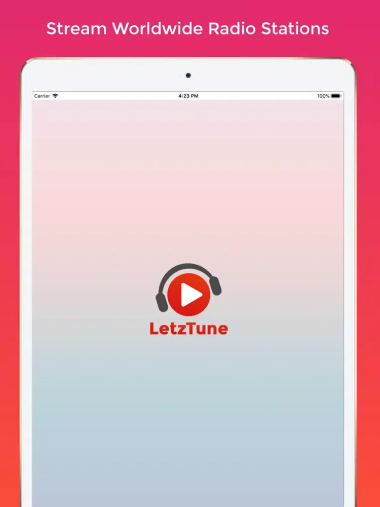 LetzTune - Worldwide FM Radio iPad  Screenshots