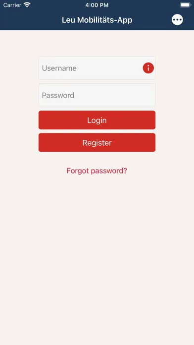 Leu Mobilitäts-App سکرین شاٹس