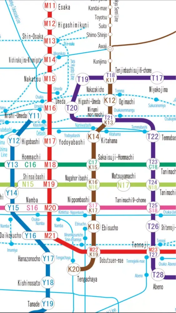 Osaka and Kyoto travel guide and offline map metro subway travel maps sightseeing trip advisor应用截图