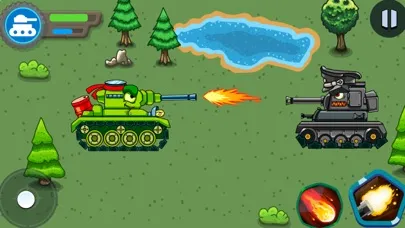 Captures d'écran de Tank Battle: Games for boys