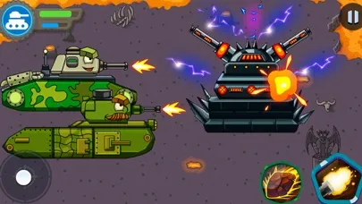Captures d'écran de Tank Battle: Games for boys