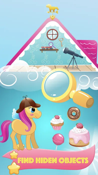 Pony unicorn games for kids應用截圖