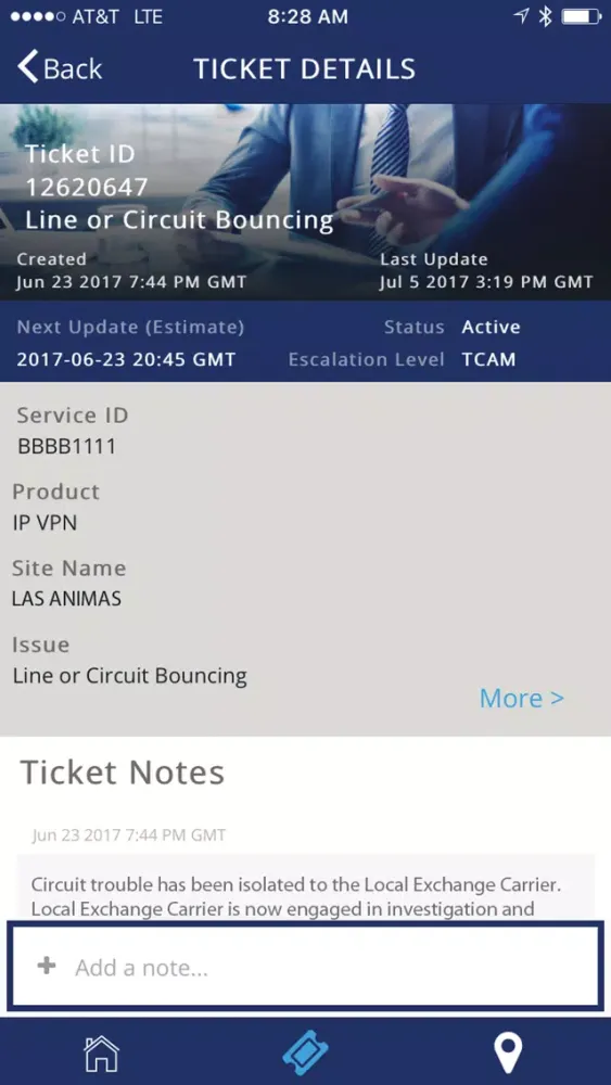 MyLevel3 Mobile Screenshots