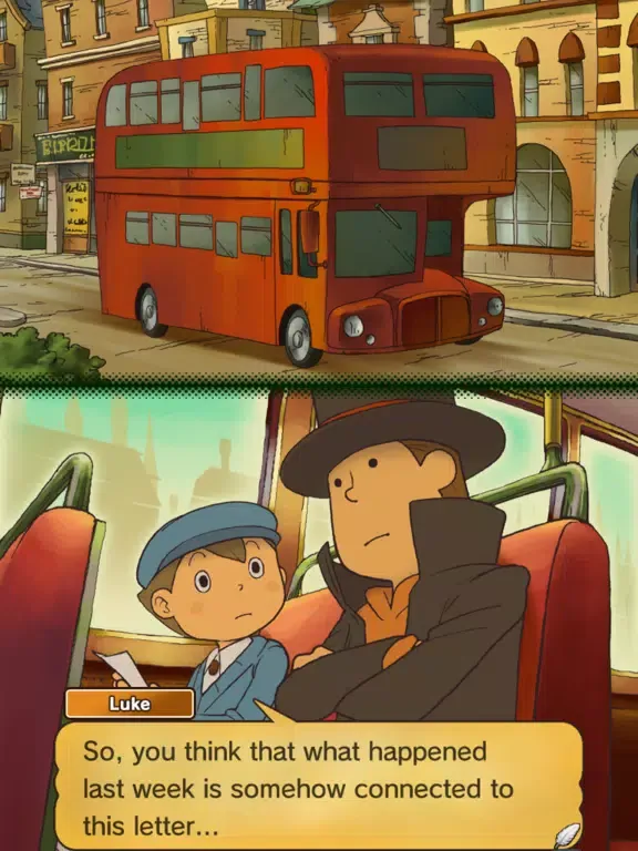 Layton: Lost Future in HD iPad  スクリーンショット