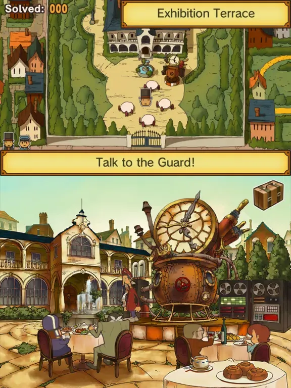 Layton: Lost Future in HD iPad  スクリーンショット