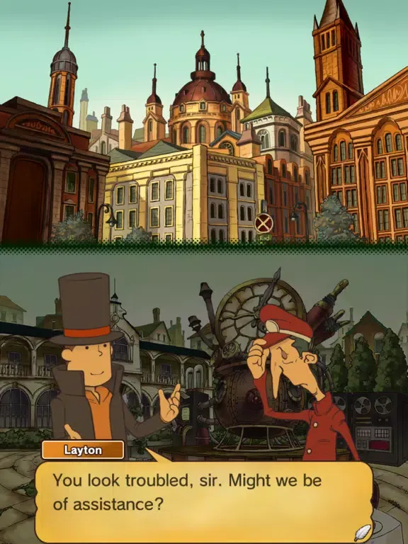 Layton: Lost Future in HD iPad  スクリーンショット