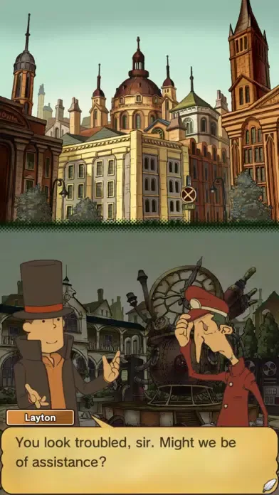 Layton: Lost Future in HD スクリーンショット