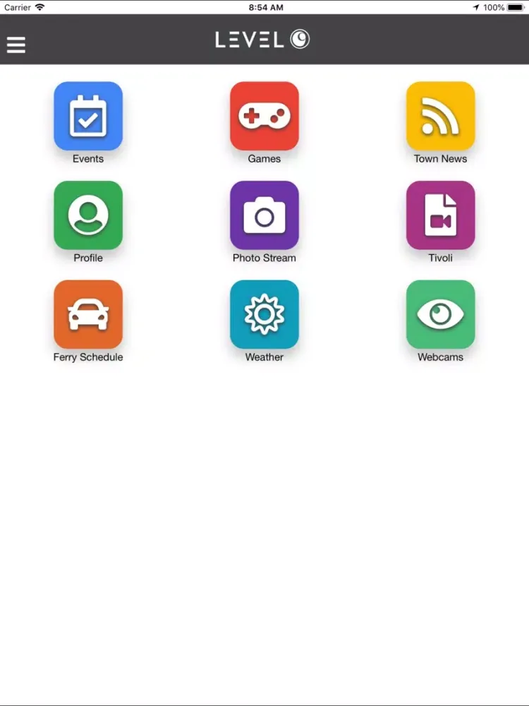 Level9 iPad  سکرین شاٹس