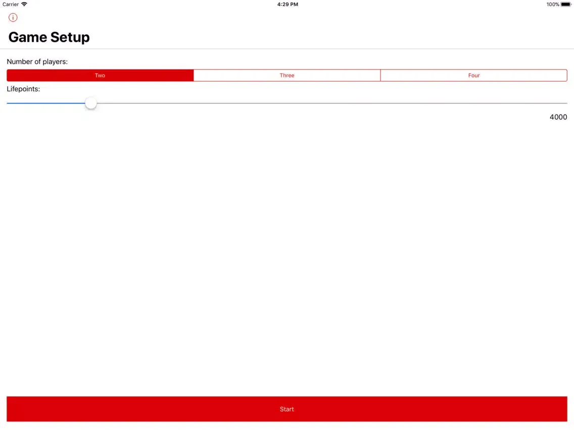 Duel Score iPad 应用截图